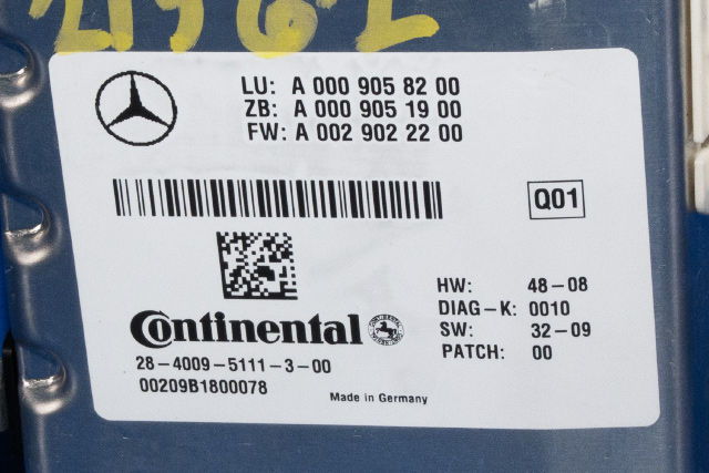 Kamera til Mercedes E-Klasse 2009-2013 (Fase 1) (W212) (W212) (MERCEDES|A 000 905 82 00|)
