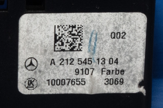 Bryter lys til Mercedes E-Klasse 2009-2013 (Fase 1) (W212) (W212) (MERCEDES|A 212 454 13 04|)