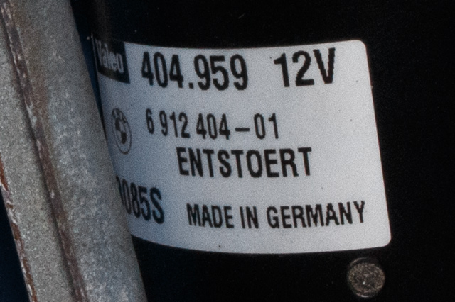 Viskermotor frontrute komplett m/overføring til BMW 3-Serie 2005-2011 (E90/E91/E92/E93) (E90/E91/E92/E93) (BMW|6 912 404|)