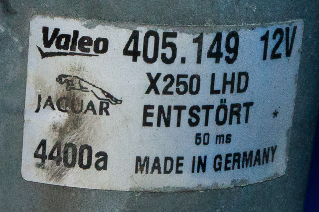 Viskermotor frontrute komplett m/overføring til Jaguar XF 2008-2015 (X250) (X250) (JAGUAR|8X23-17500-AD|)