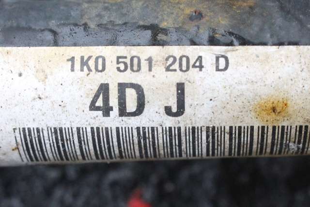 Drivaksel høyre bak, diesel/manuell til Audi A3 2009-2012 (Type II, Fase 2)  (VAG|1K0 501 204 D|)