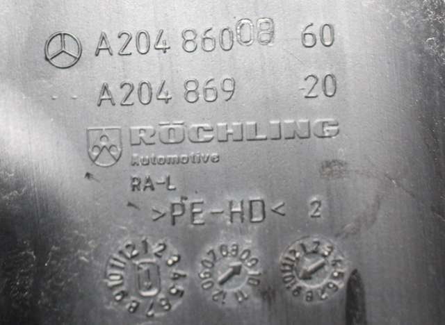 Spylertank foran til Mercedes E-Klasse 2009-2013 (Fase 1) (W212) (W212) (MERCEDES|A 204 860 08 60|)