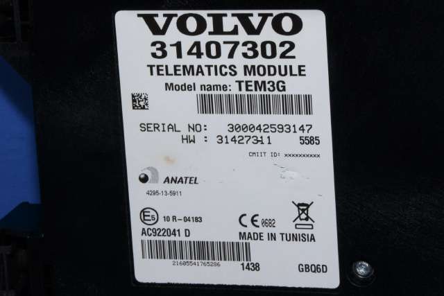 Styreenhet diverse til Volvo V60/V60 CC 2013-2018 (Type I, Fase 2)  (VOLVO|31407302|)
