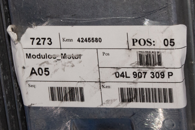 Styreenhet motor til VW T-Roc 2017-->> (BOSCH|0 281 031 483|04L 907 309 P|)