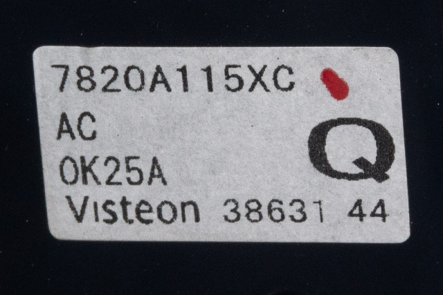 Varmeapparat betjening til Mitsubishi Outlander 2010-2012 (Type II, Fase 2)  (MITSUBISHI|7820A115|)
