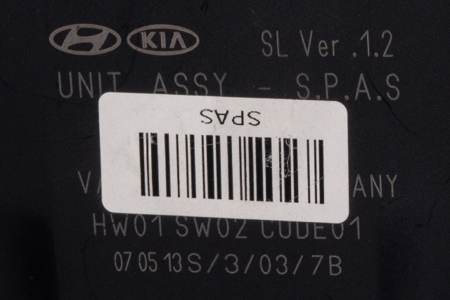 Styreenhet parkering til Kia Sportage 2010-2016 (Type III) (VALEO|604.358|96880-3U000|)