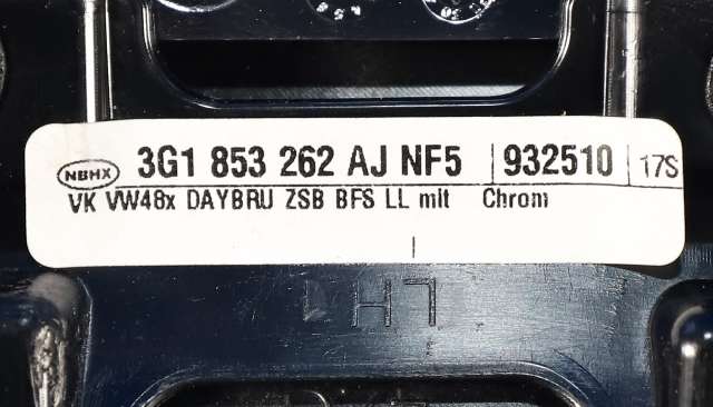 Dashbord diverse til VW Passat 2015-2019 (Fase 1) (B8) (B8) (VAG|3G1 853 262 AJ|)