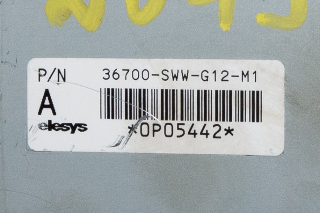 Styreenhet diverse til Honda CR-V 2007-2012 (Type III) (ELESYS|0P05442|36700-SWW-G12-M1|)