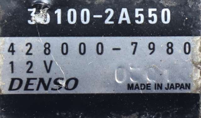 Starter diesel til Kia Sportage 2010-2016 (Type III)  (DENSO|428000-7980|36100-2A550|)