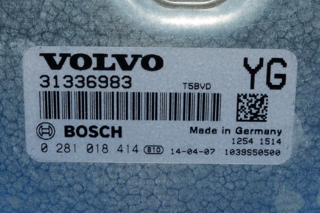 Styreenhet motor til Volvo XC70 2014-2016 (Type II, Fase 2)  (BOSCH|0 281 018 414|31336983|)