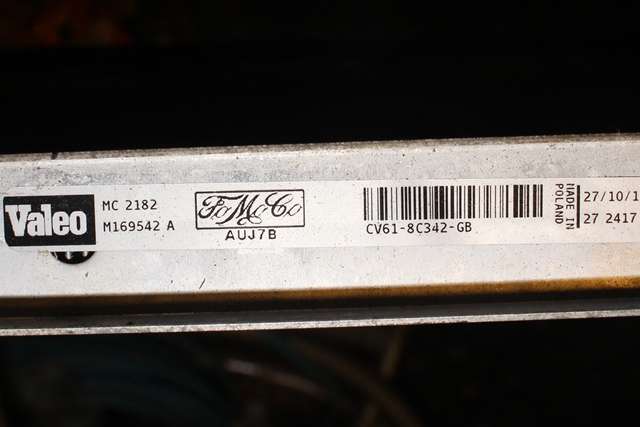 Radiator (automat gir) til Ford Kuga 2013-2019 (VALEO|M169542 A|CV61-8C342-GB|)