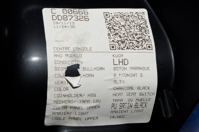 Dashbord koppholder til Ford Kuga 2013-2019  