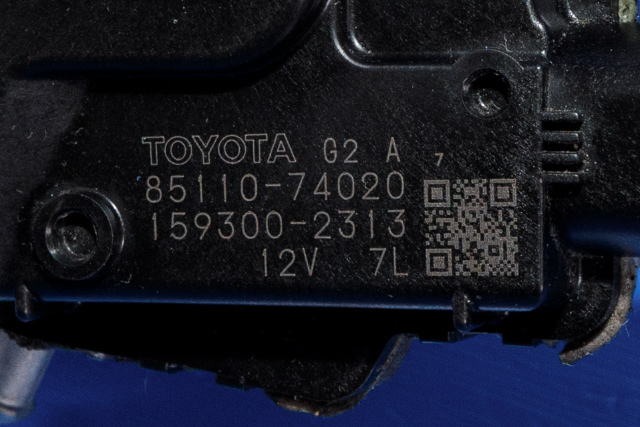 Viskermotor frontrute komplett m/overføring til Toyota iQ 2009-2014  (DENSO|159300-2313|85110-74020|)