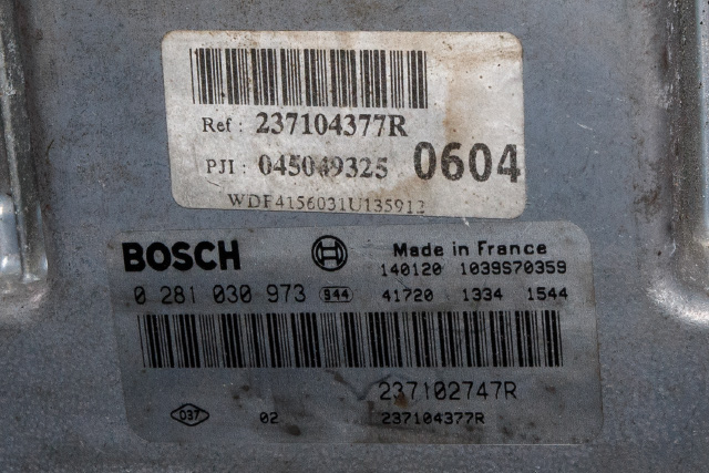 Styreenhet motor til Mercedes Citan 2012-2021 (W415) (W415) (BOSCH|0 281 030 973|2371 02747R|)