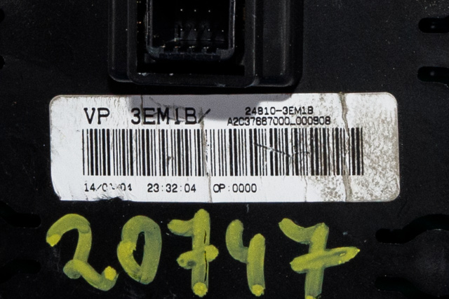 Instrument kjørecomputer til Nissan Leaf 2011-2017 (Type I) (NISSAN|24810-3EM1B|)