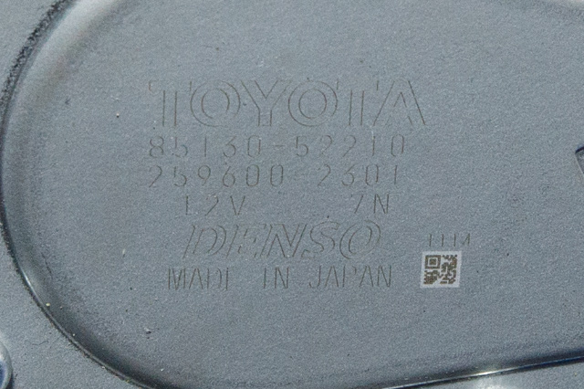 Viskermotor bakrute til Toyota Verso-S 2011-2015 (COMBI) (COMBI) (DENSO|259600-2601|85130-52210|)