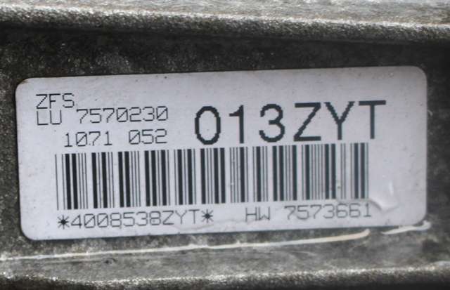 Girkasse 4WD komplett automat til BMW X3 2007-2010 (Fase 2) (E83) (E83) (ZF|1071 052 013ZYT|7 570 230. MED FORDELINGSKASSE|)