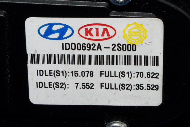 Pedal gass til Kia Sportage 2010-2016 (Type III) (KIA|0692A-2S000|)