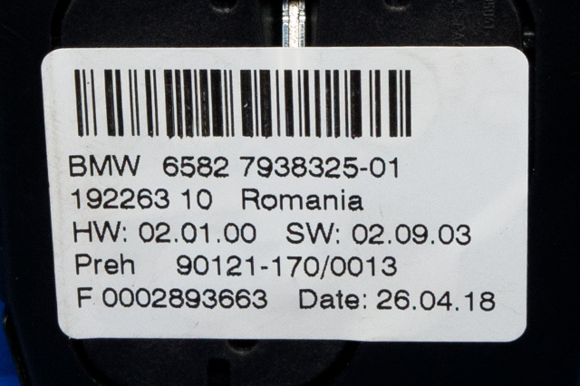 Bilstereo navigasjon betjeningspanel til BMW 2-Serie, Active/Gran Tourer 2014-->> (F45/F46) (F45/F46) (BMW|7 938 325|)