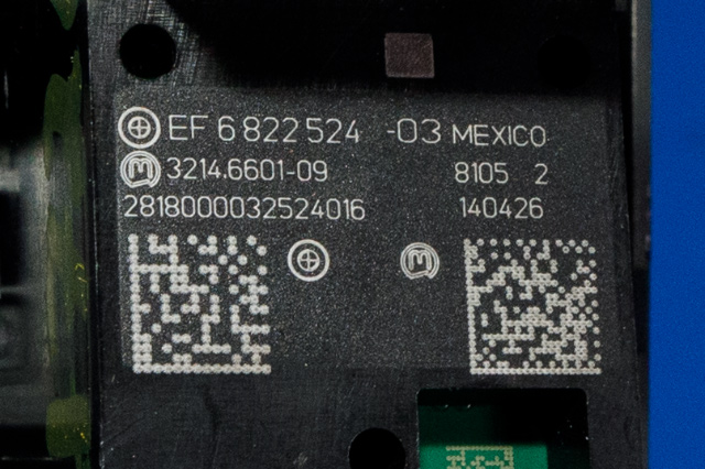 Bryter elektrisk håndbrekk/parkbrems til BMW 2-Serie, Active/Gran Tourer 2014-->> (F45/F46) (F45/F46) (BMW|6 822 524|)
