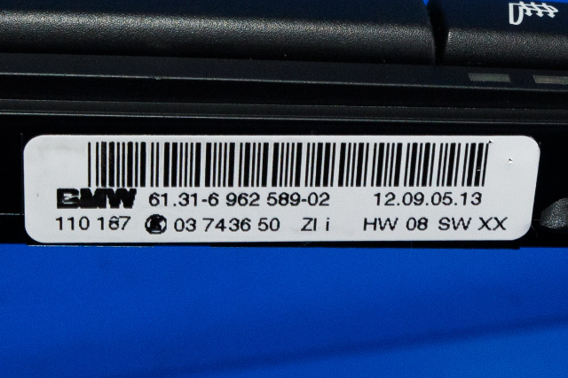 Bryter setevarme til BMW 3-Serie 2005-2011 (E90/E91/E92/E93) (E90/E91/E92/E93) (LUK|03 7436 50|61.31-6 962 589|)