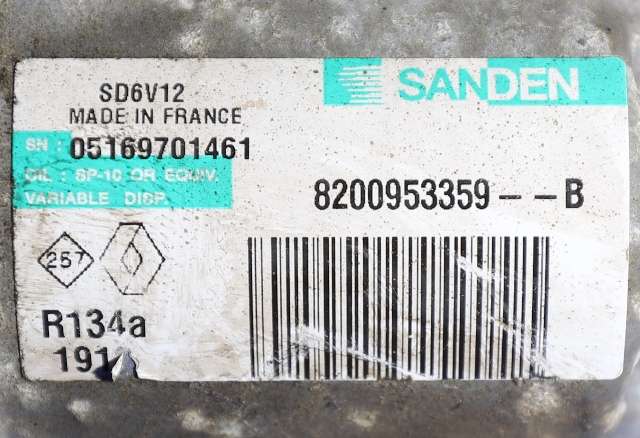 Aircondition kompressor til Mercedes Citan 2012-2021 (W415) (W415) (RENAULT|8200 953359B|)