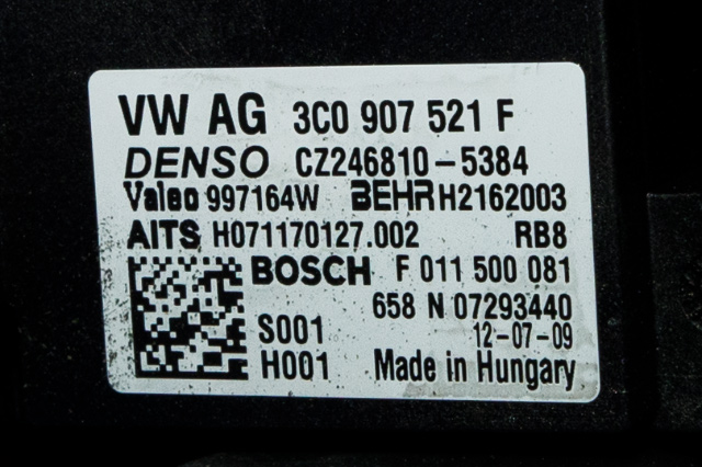 Varmeapparat motor til VW Passat 2011-2015 (B7) (B7) (VAG|3C1 820 015 T|)