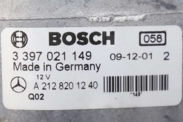 Viskermotor frontrute komplett m/overføring til Mercedes E-Klasse 2009-2013 (Fase 1) (W212) (W212) (BOSCH|1 397 220 567|)