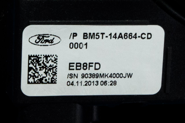 Airbag slepering til Ford Kuga 2013-2019  (FORD|BM5T-14A664-CD|)