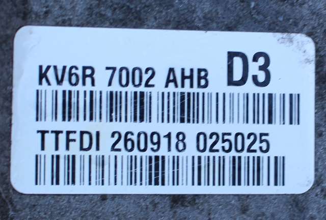 Girkasse manuell 6-trinn til Ford Transit Connect 2018-->> Type II, Fase 2  (FORD|KV6R-7002-AHB|)