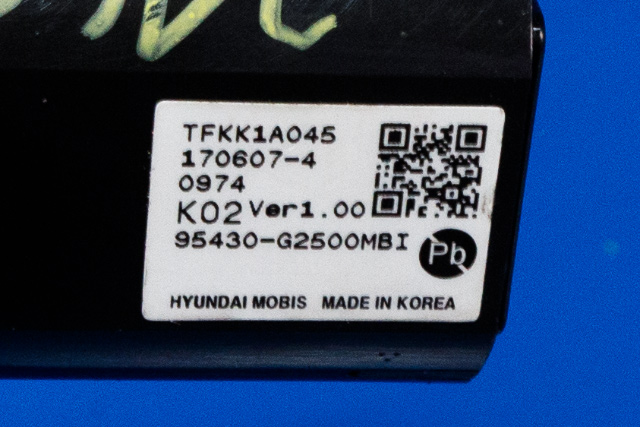 Bryter start/stopp til Hyundai Ioniq Hybrid 2016-2019 (Fase 1) (HYUNDAI|95430-G2500|)