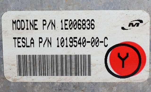 Batterivarmer/kjøl til Tesla Model S 2013-2016 (Fase 1) (TESLA|1019540-00-C|)