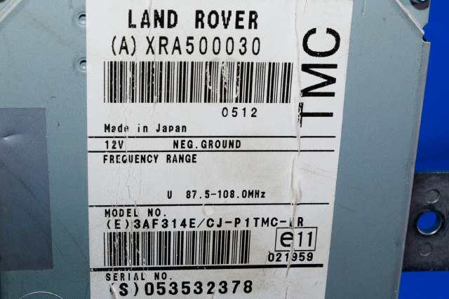 Bilstereo diverse til Land Rover Range Rover Sport 2005-2013  (LAND ROVER|XRA500030|)
