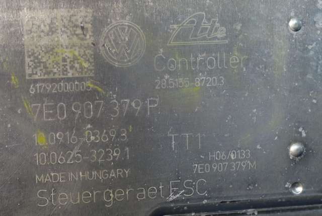 ABS sentral til VW Caddy 2015-2020 (Type III, Fase 3) (VAG|7E0 614 517 M|7E0 907 379 P|)