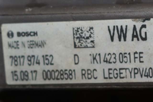 Tannstang elektrisk til VW Caddy 2015-2020 (Type III, Fase 3) (VAG|1K1 423 051 FE|1K0 909 144 R|)