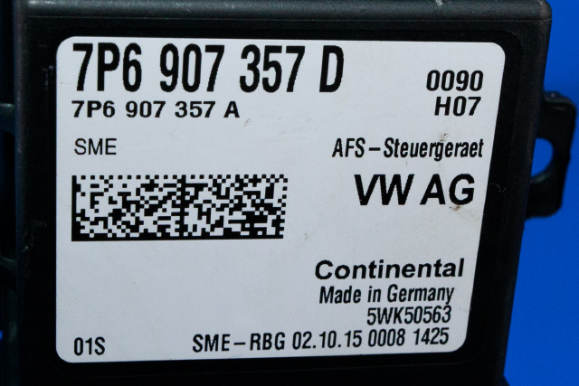 Styreenhet diverse til Škoda Octavia 2013-2016 (Type III, Fase 1)  (VAG|7P6 907 357 D|)