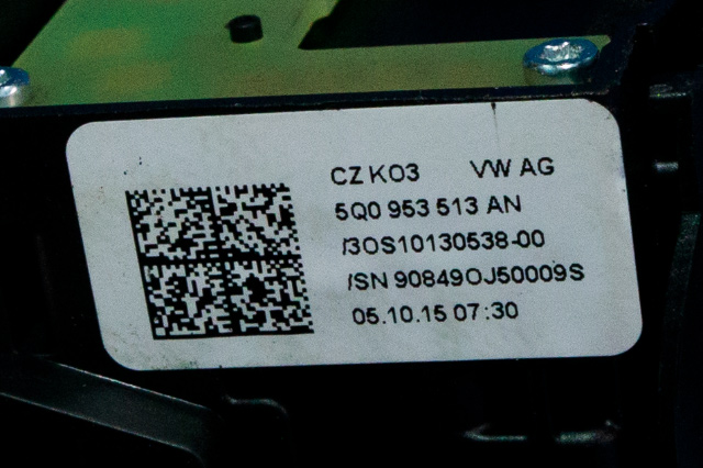 Bryter combi til Škoda Octavia 2013-2016 (Type III, Fase 1) (VAG|5Q0 953 507 JB|)