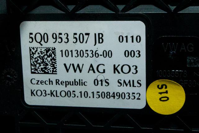 Bryter combi til Škoda Octavia 2013-2016 (Type III, Fase 1) (VAG|5Q0 953 507 JB|)