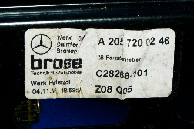 Ruteheis høyre til Mercedes C-Klasse, Coupe/Cab 2015-2018 (Fase 1) (C205) (C205) (MERCEDES|A 207 906 12 00|)
