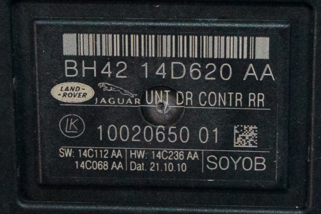 Styreenhet dør venstre bak til Jaguar XF 2008-2015 (X250) (X250) (JAGUAR|BH42-14D620-AA|)