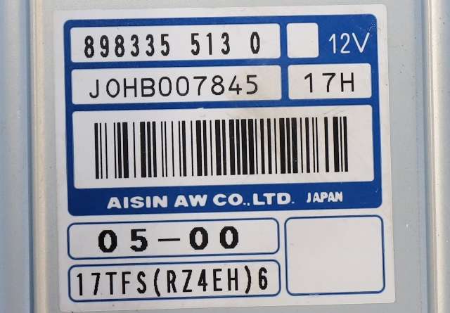 Styreenhet girkasse til Isuzu D-Max 2017-2020 (Type II, Fase 2)  (ISUZU|8983355130|)