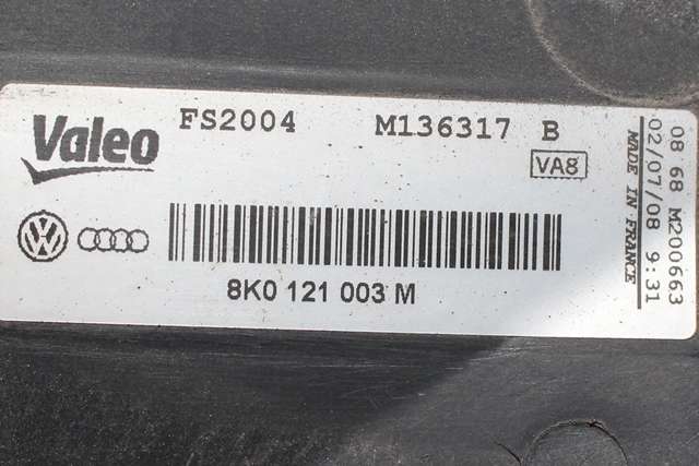 Kjølevifte til Audi A4 2007-2014 (Type IV) (B8) (B8) (VAG|8K0 121 003 M|)