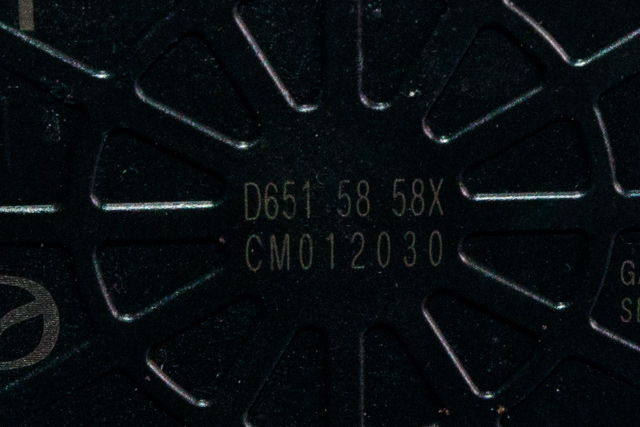 Ruteheis, kun motor, høyre foran til Mazda CX-5 2012-2017 (Type I)  (MAZDA|D651-58-58X|)