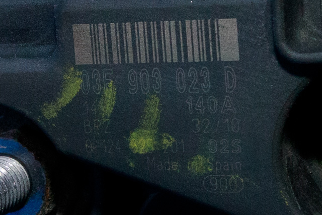 Dynamo til VW Golf VI 2008-2012  (BOSCH|0 124 525 201|03F 903 023 D. 14 VOLT - 140 AMP|)
