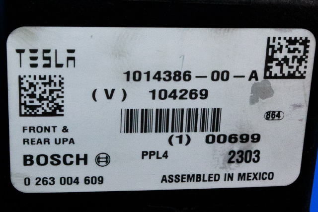 Styreenhet parkering til Tesla Model S 2013-2016 (Fase 1)  (TESLA|1014386-00-A|)