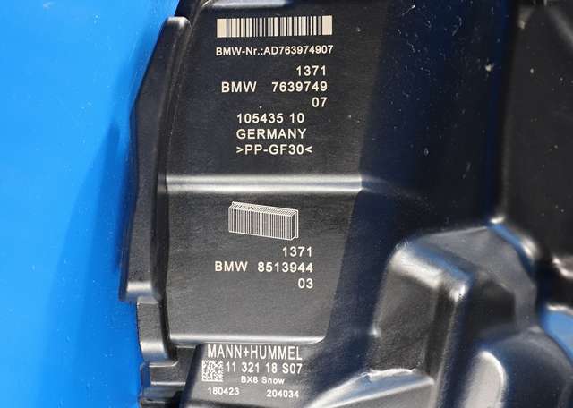 Luftfilterboks til BMW 2-Serie, Active/Gran Tourer 2014-->> (F45/F46) (F45/F46) (BMW|7 639 749|)