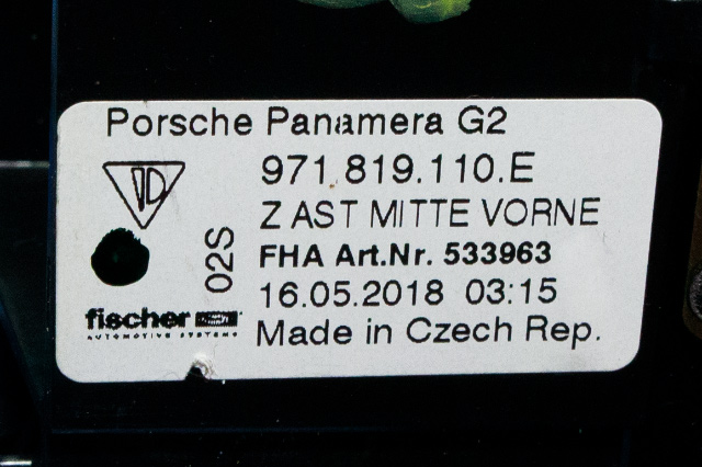 Dashbord friskluftdyse til Porsche Panamera 2017-->> (Type II) (971) (971) (PORSCHE|971 819 110 E|)