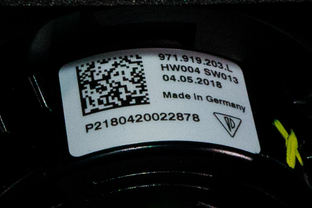 Dashbord friskluftdyse til Porsche Panamera 2017-->> (Type II) (971) (971) (PORSCHE|971 858 122 E|)