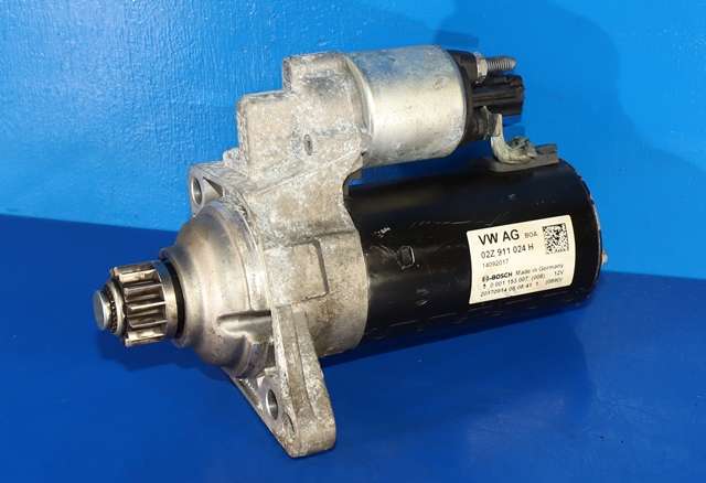 Starter diesel til VW Caddy 2015-2020 (Type III, Fase 3) (BOSCH|0 001 153 007|02Z 911 024 H|)