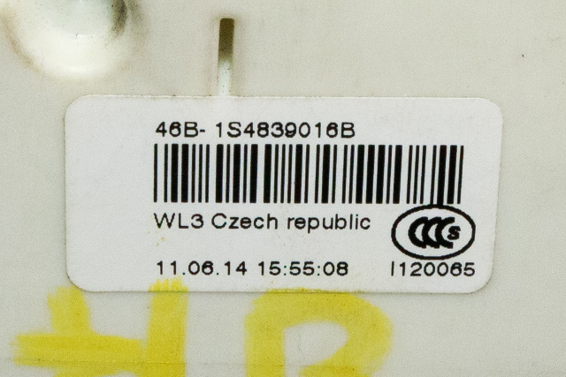 Låsekasse høyre bak til Škoda Superb 2008-2015 (Type II)  (VAG|1S4 839 016 B|)